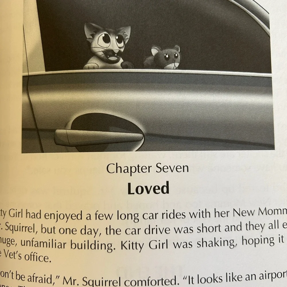 Original story and illustrations kids book set - Kitty Girl and Mr. Squirrel